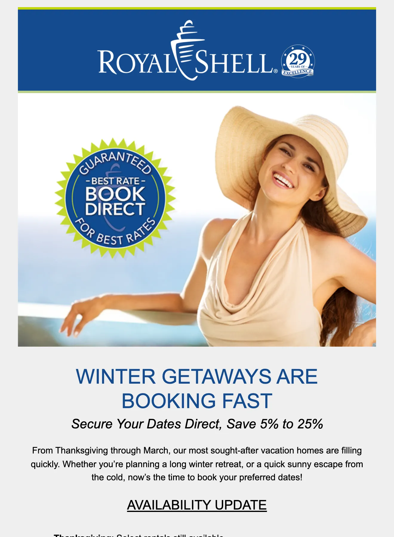 Holiday Direct Booking