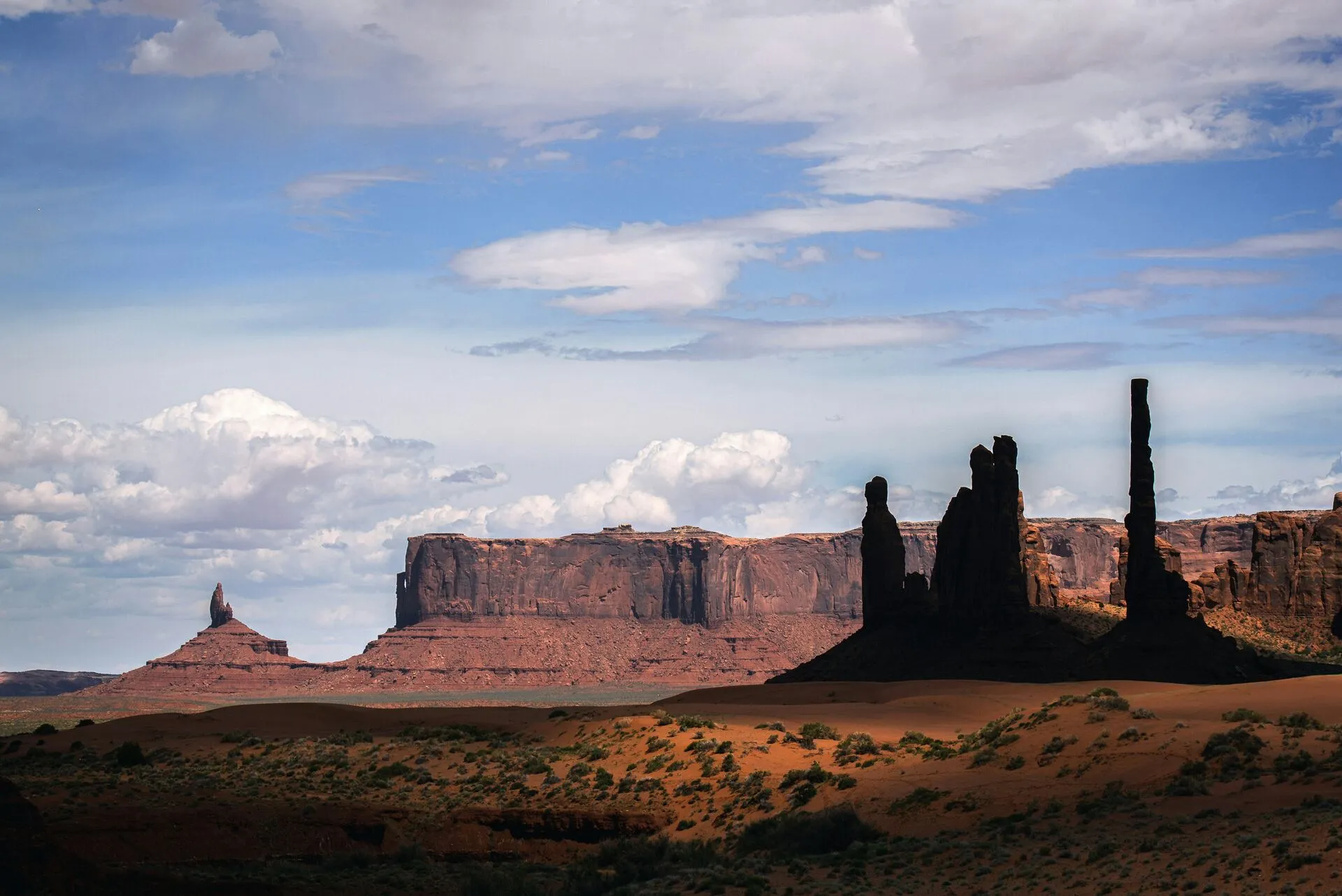 Snow-covered mountain landscape
